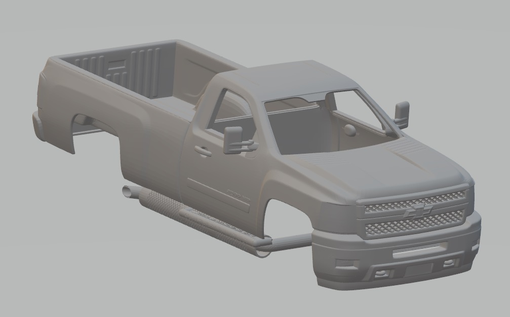 STL file Silverado 2011 Printable Body Truck 🚚 ・3D printing idea to ...